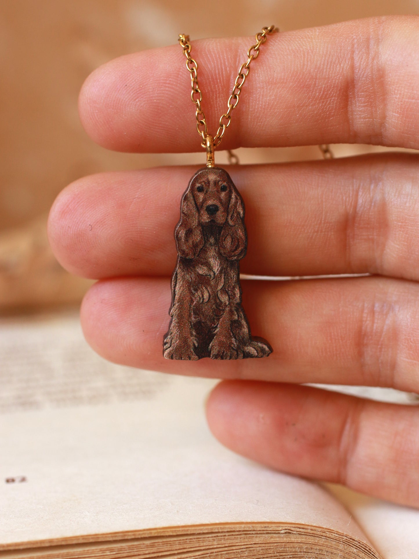 Cocker Spaniel necklace