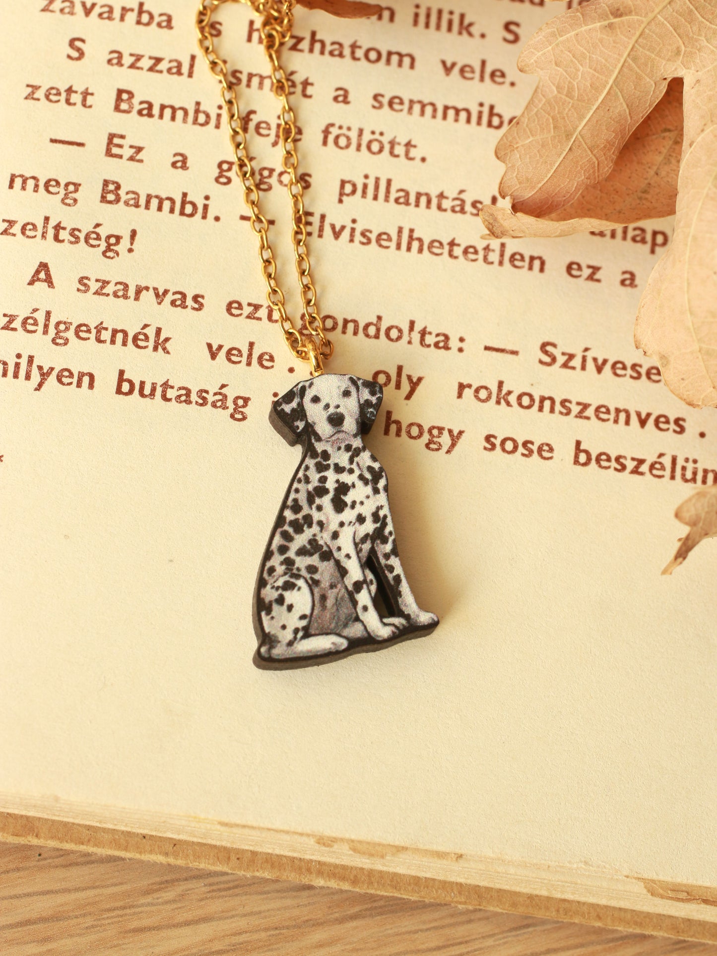 Dalmatian necklace