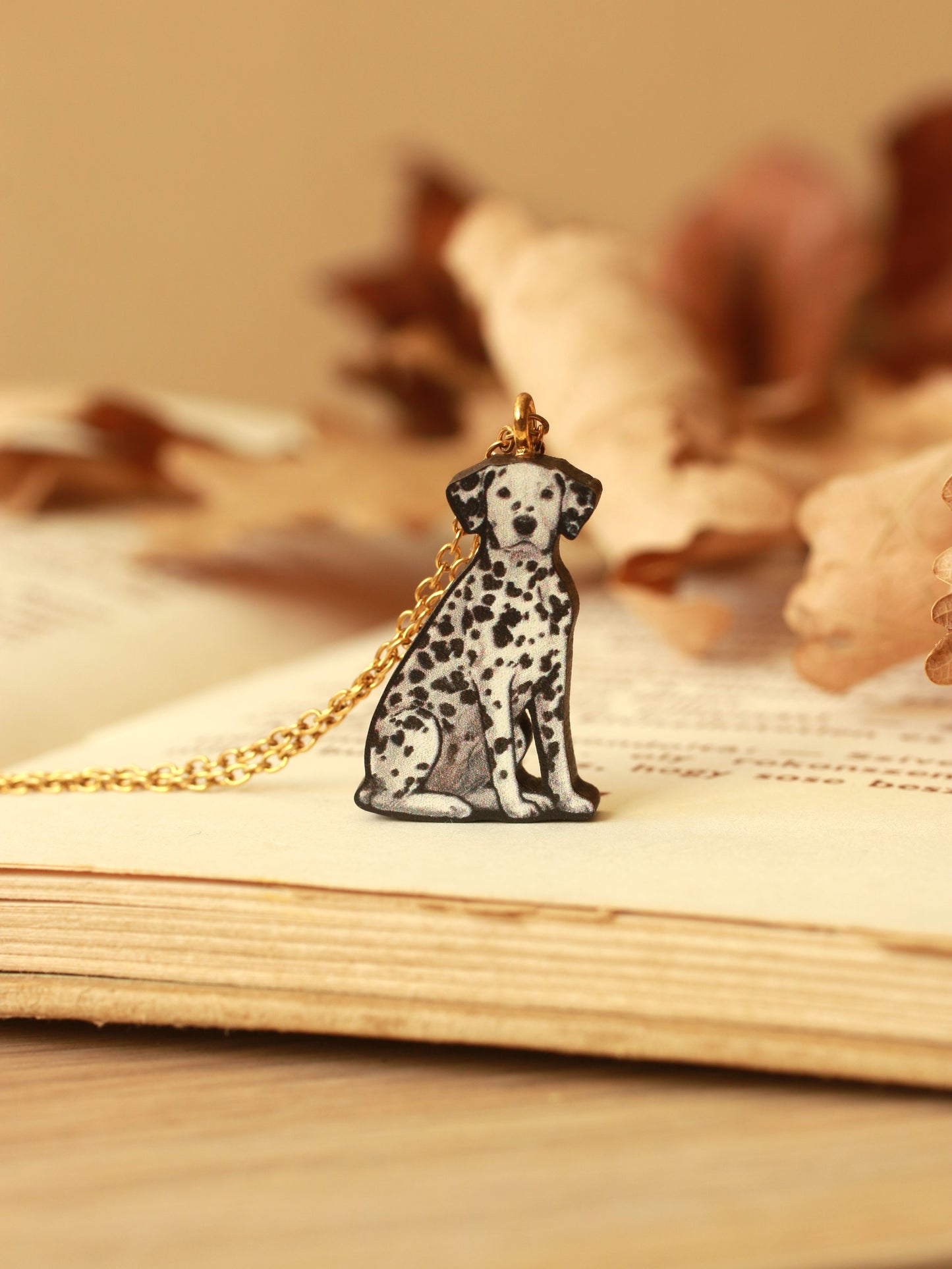 Dalmatian necklace