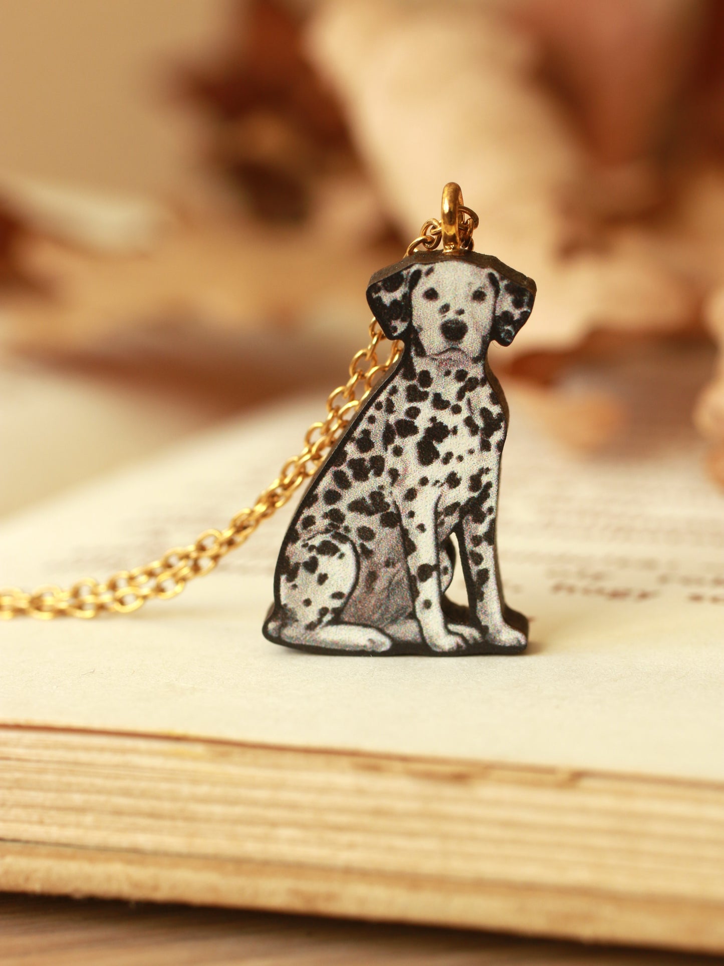 Dalmatian necklace