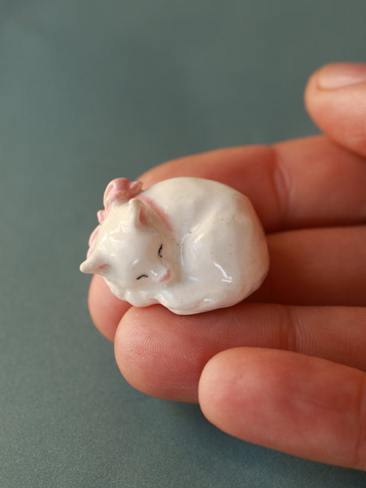 White Cat figurine