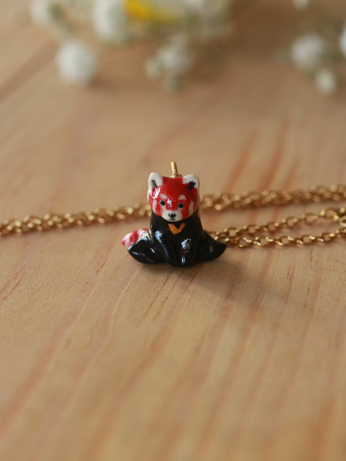 Red Panda necklace
