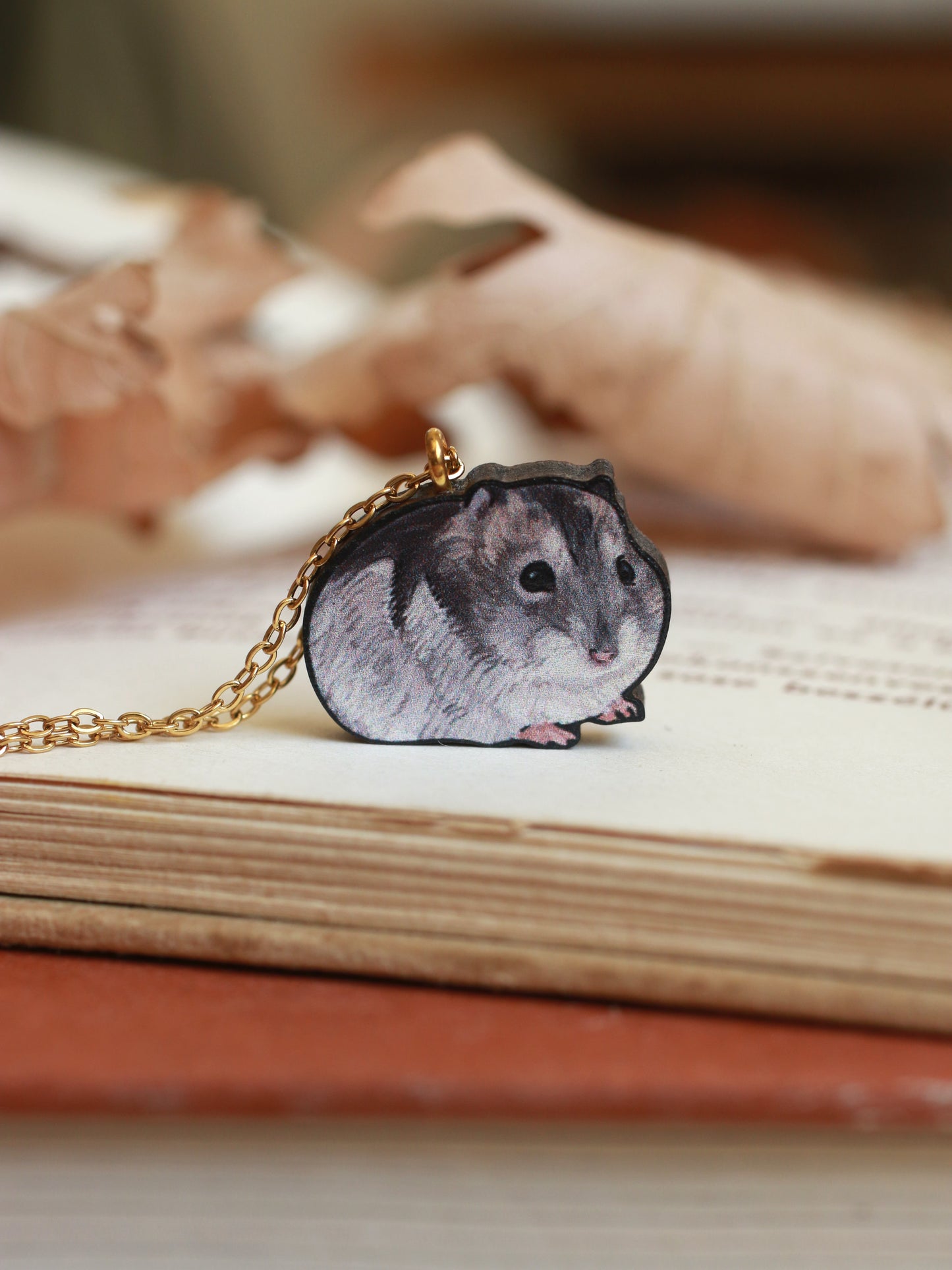 Hamster necklace