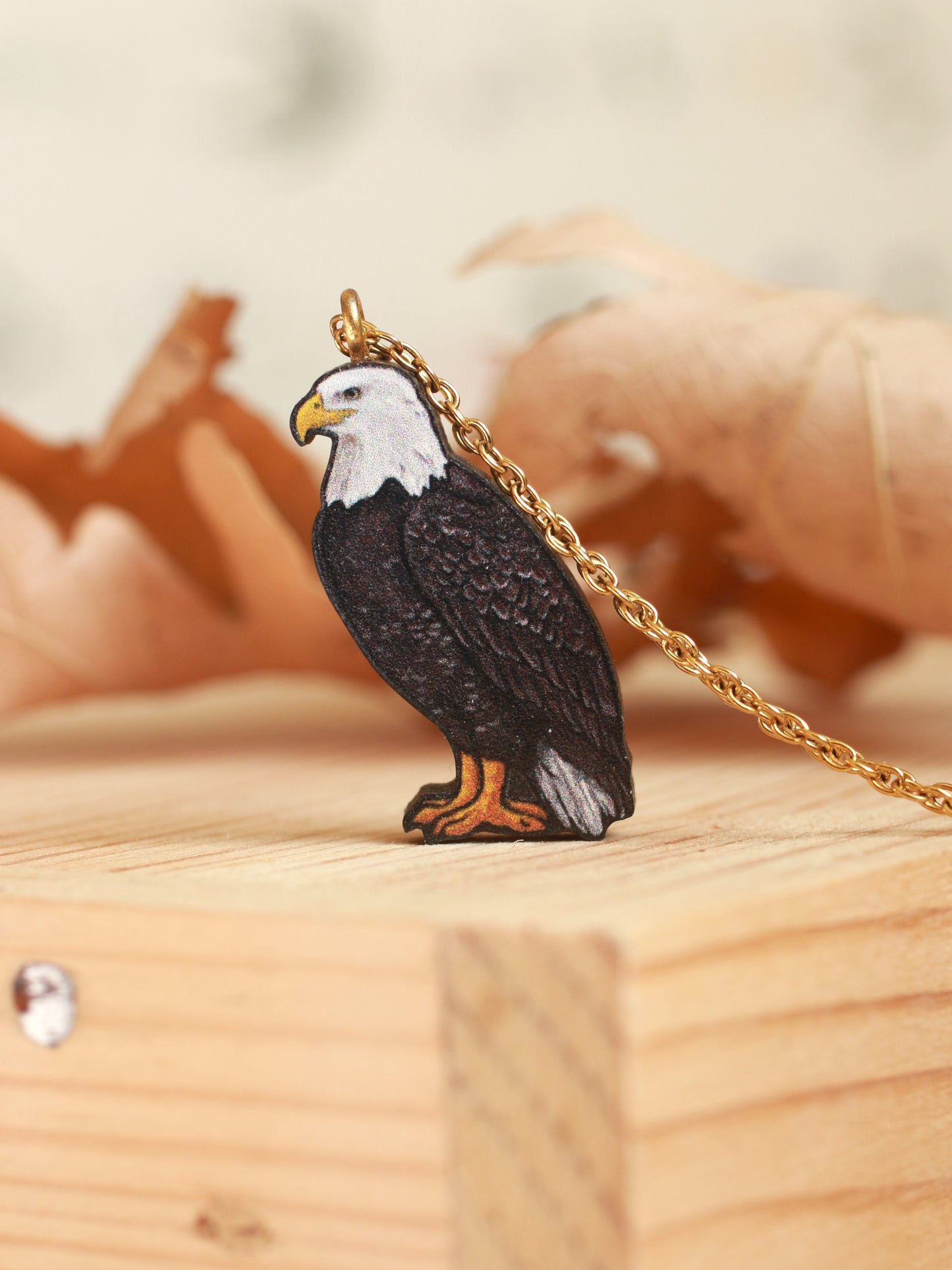 Bald eagle necklace
