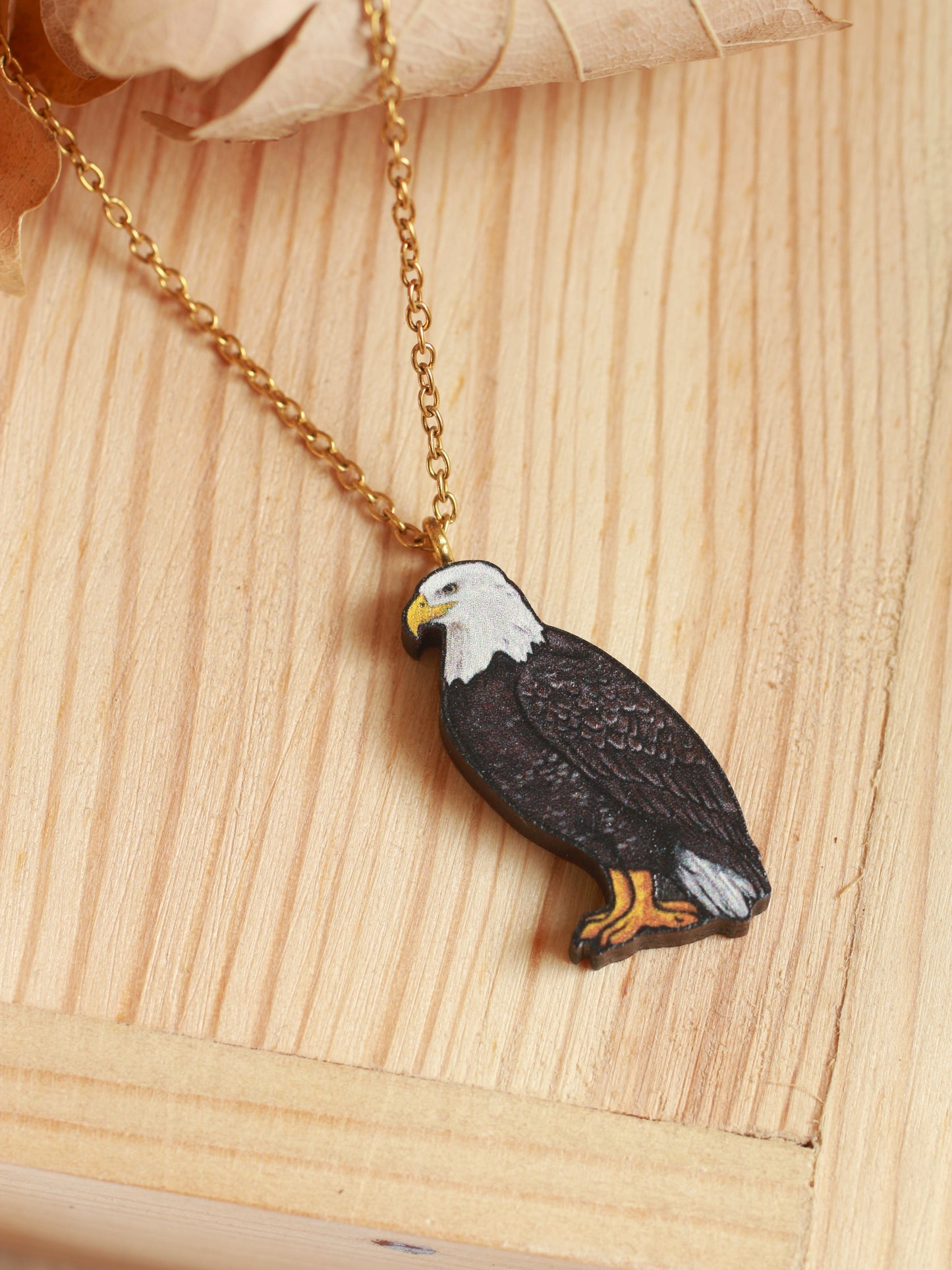 Bald eagle necklace