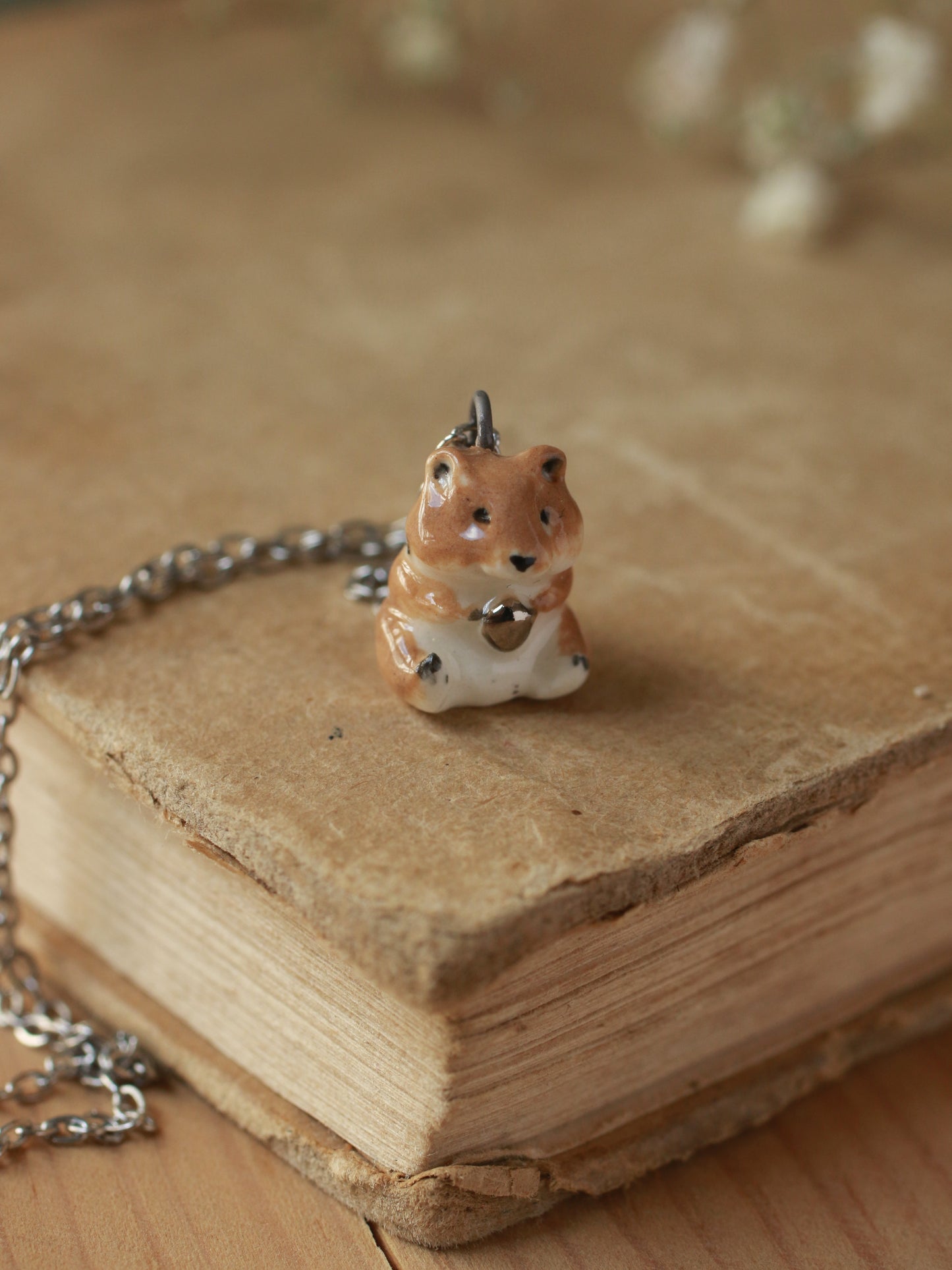 Hamster necklace