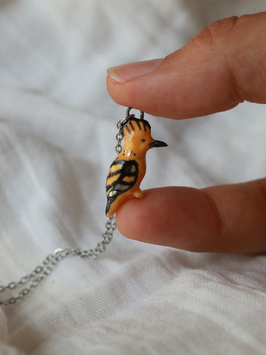 Hoopoe necklace