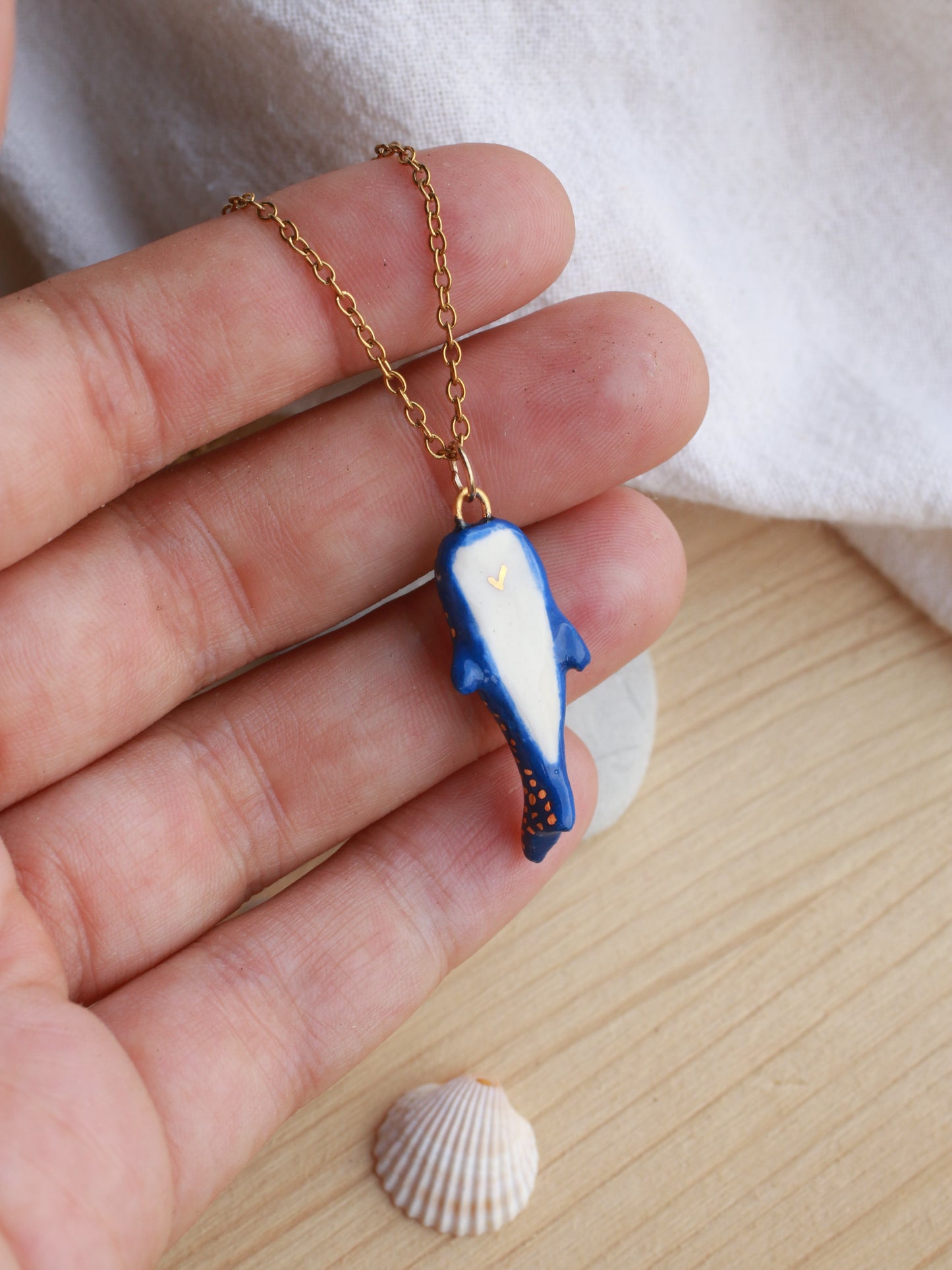 Whale shark necklace
