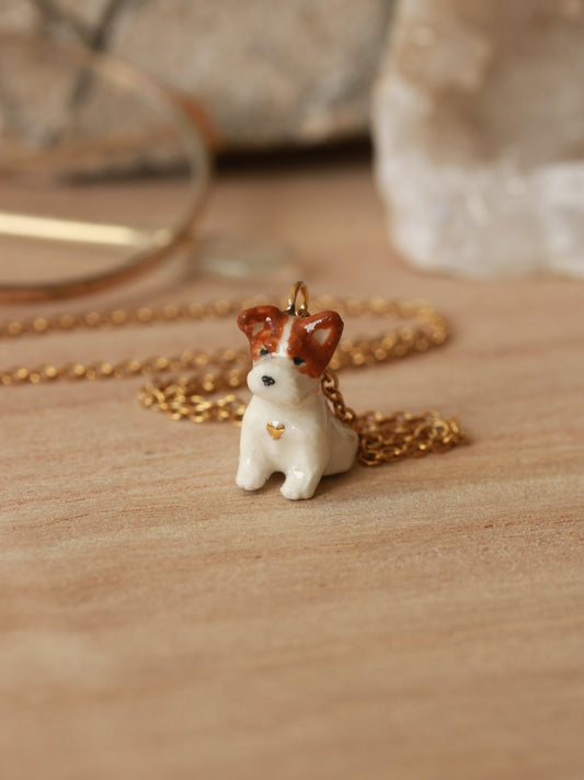 Jack russell terrier necklace