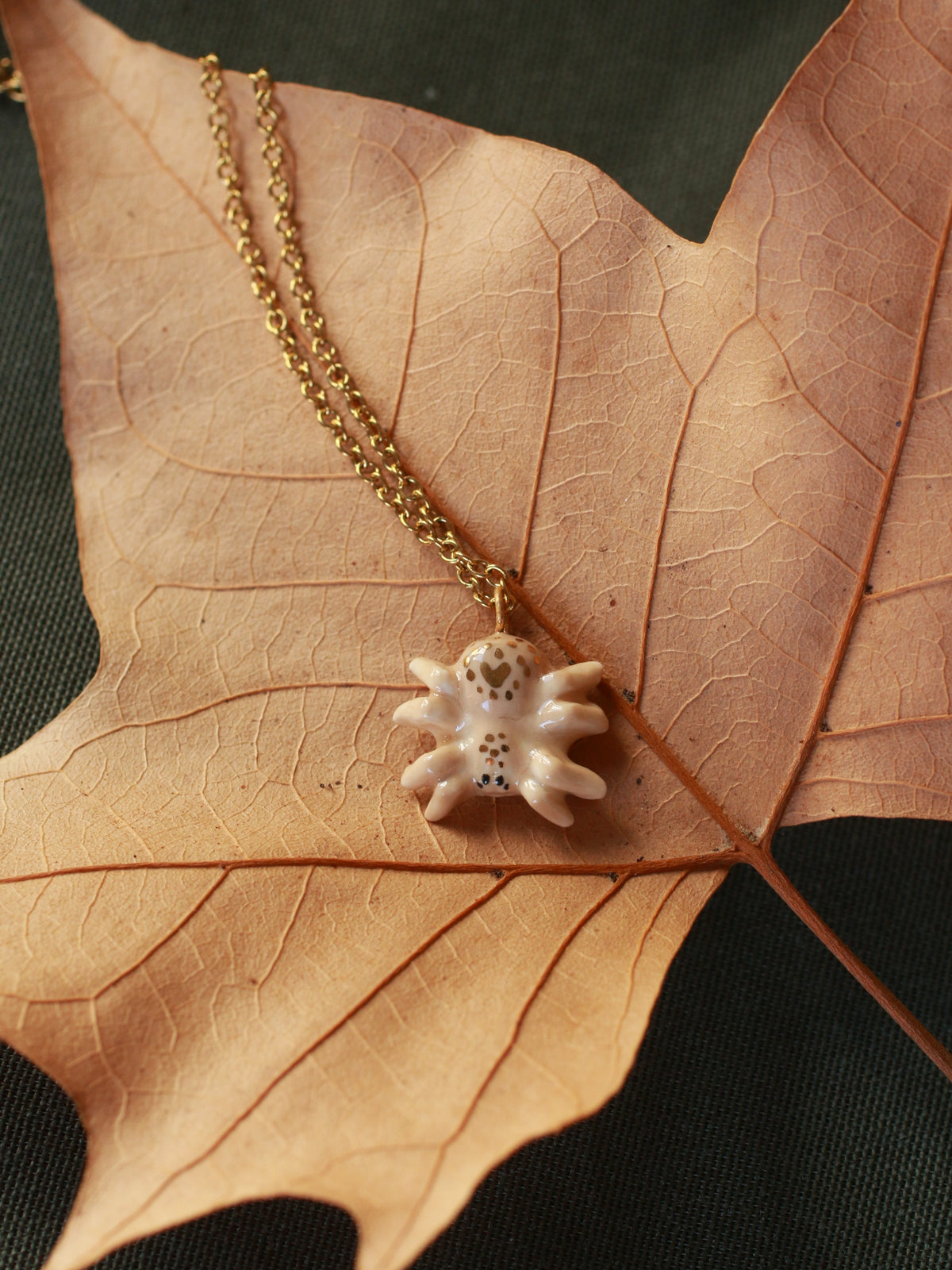 Spider necklace