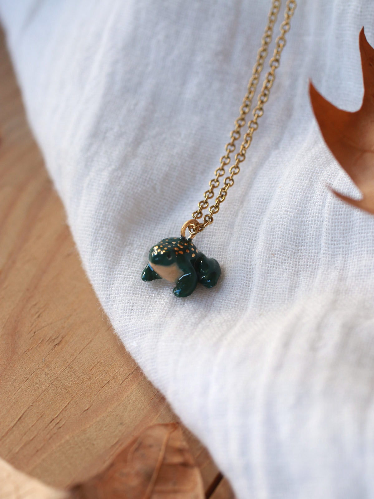 Frog necklace