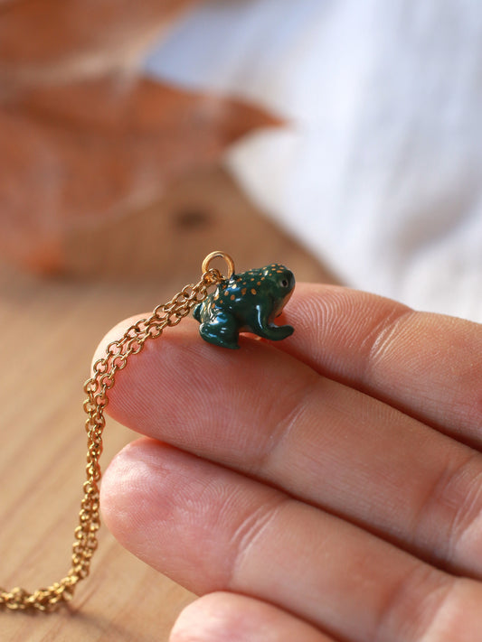 Frog necklace