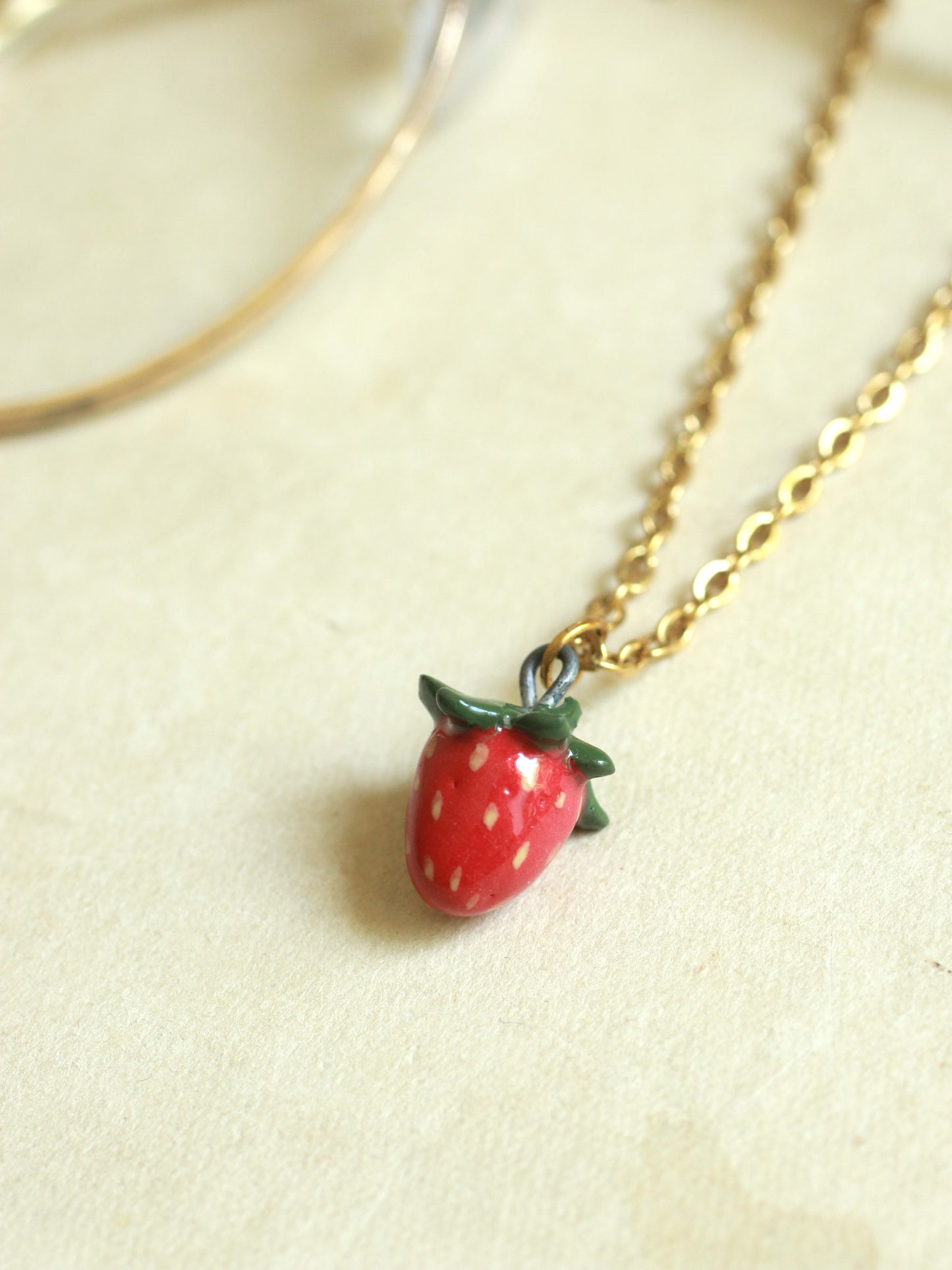 Strawberry necklace