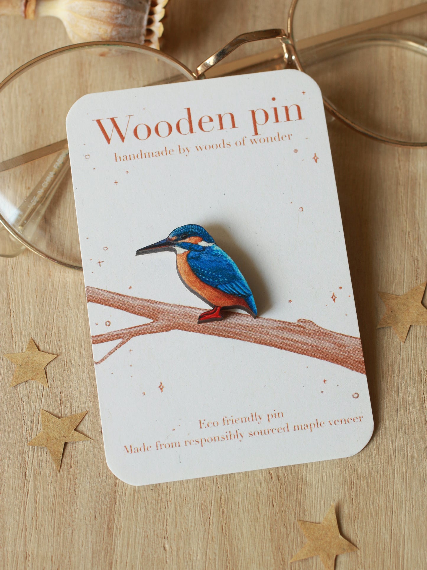 Kingfisher pin