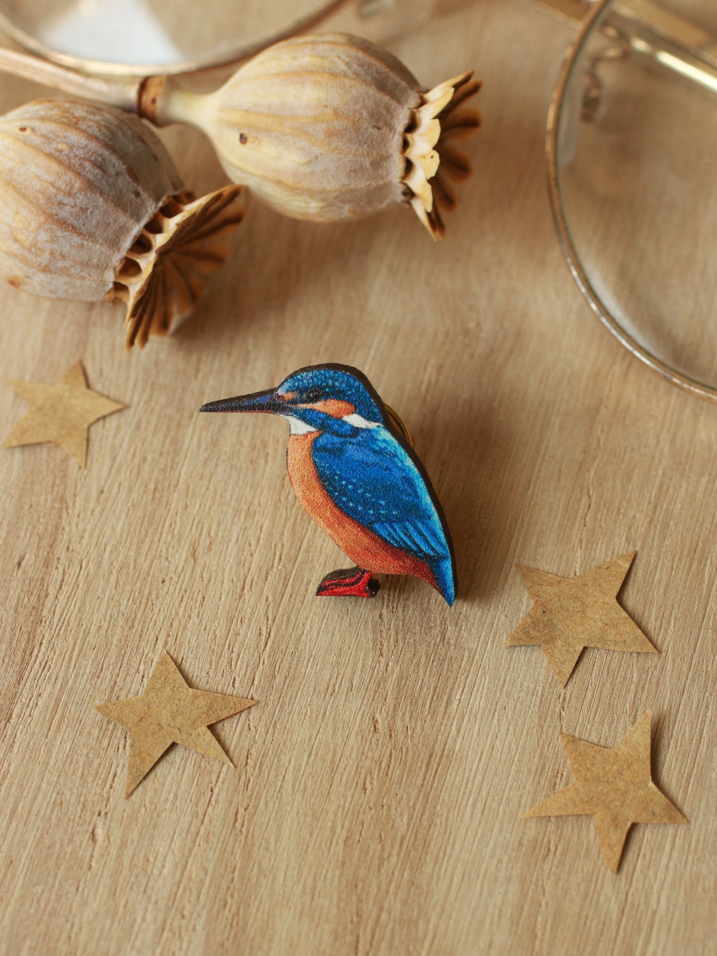 Kingfisher pin