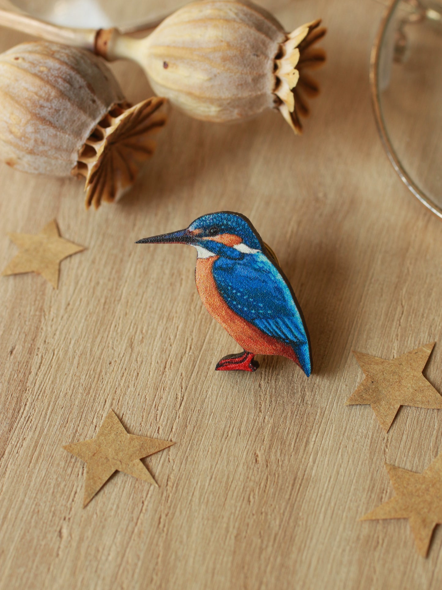 Kingfisher pin