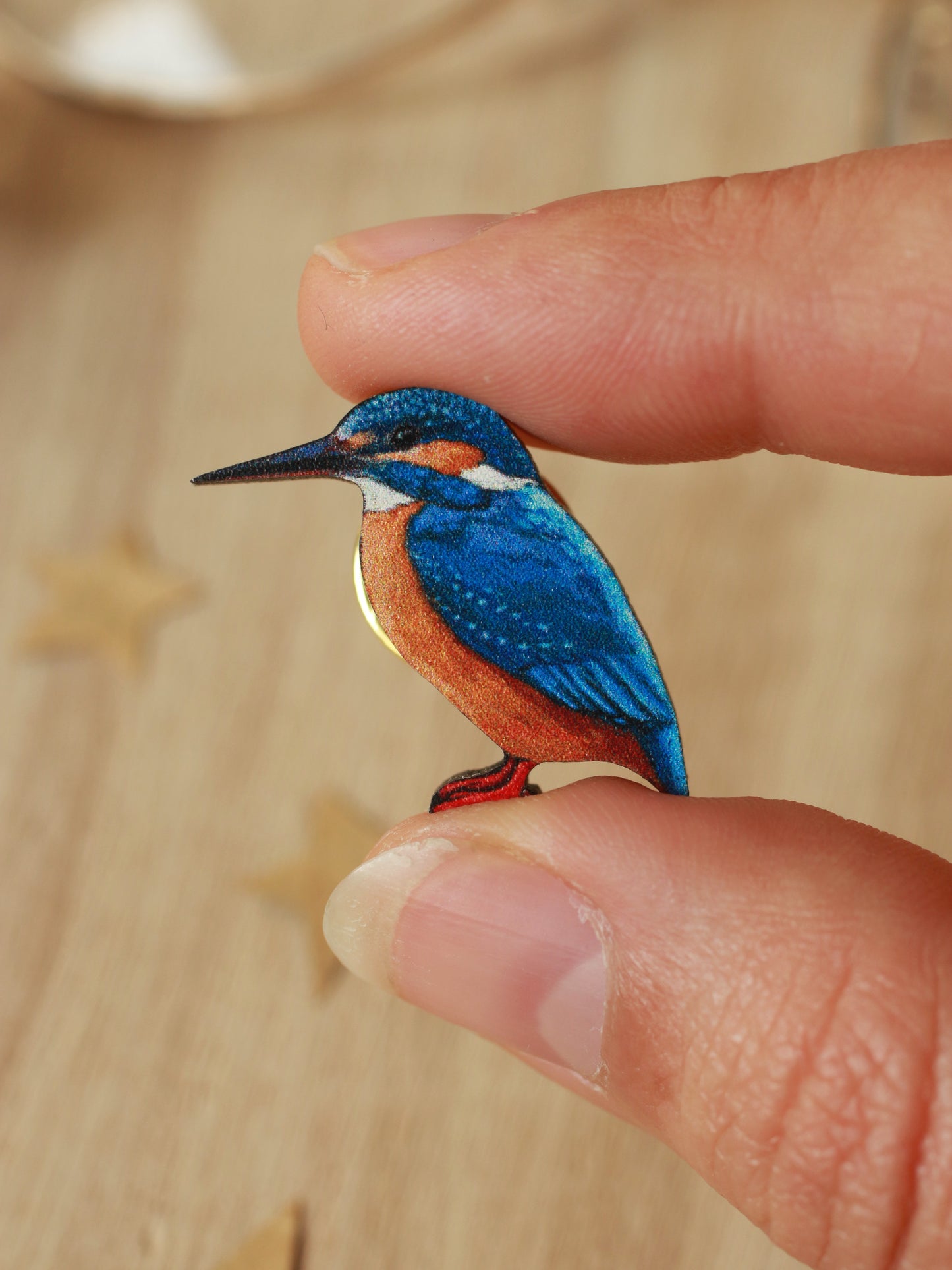 Kingfisher pin