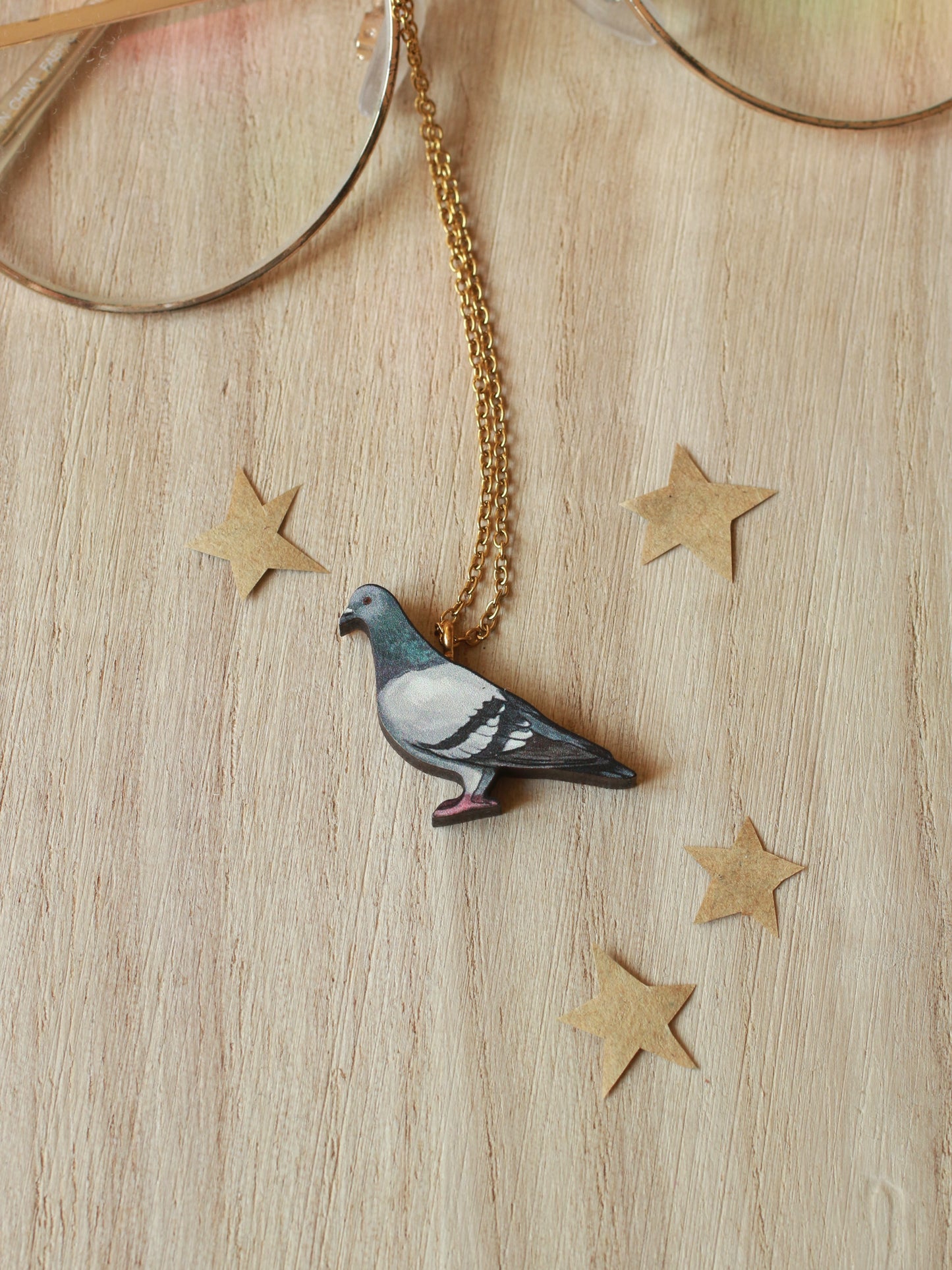 Pigeon necklace