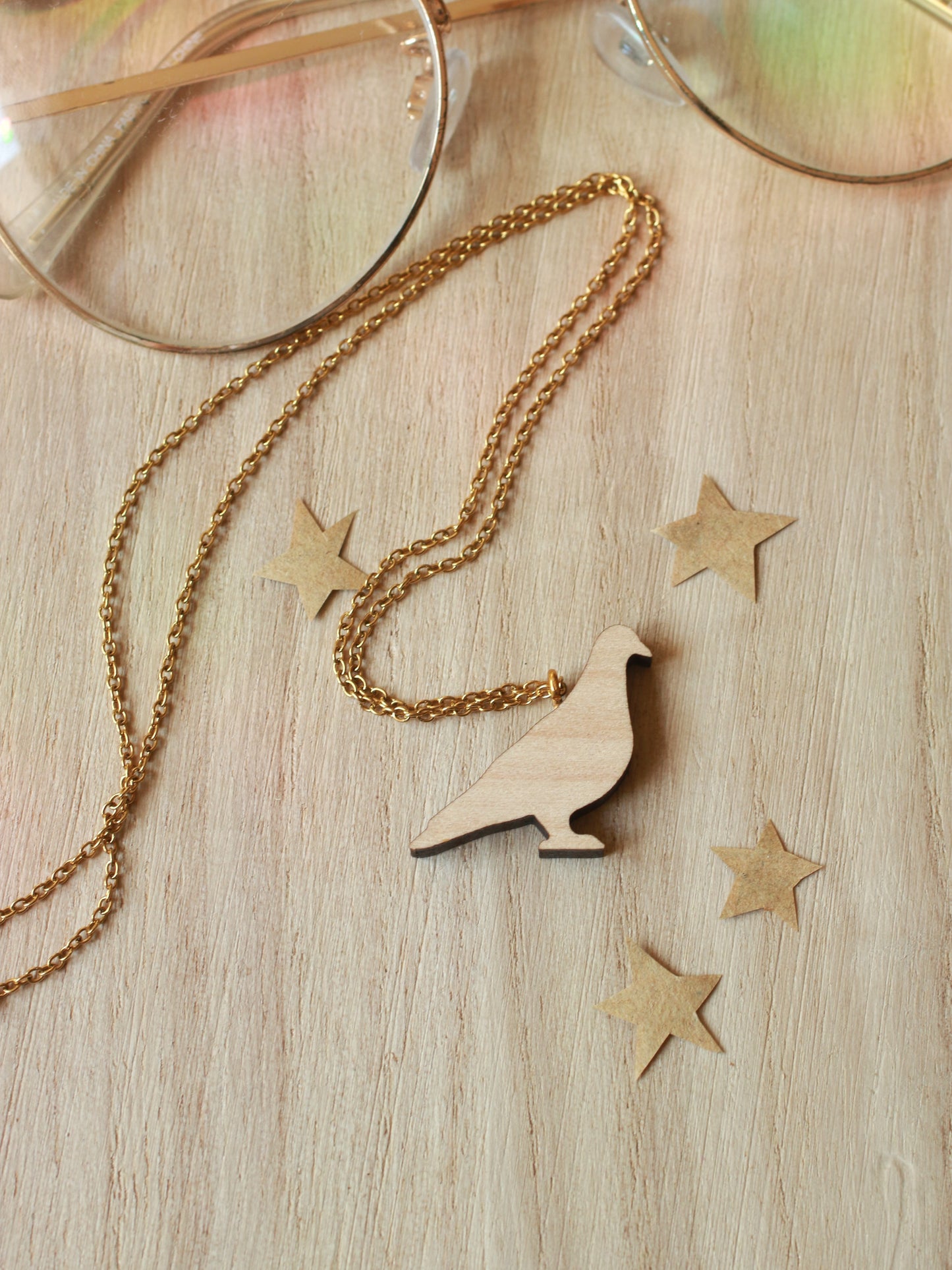 Pigeon necklace