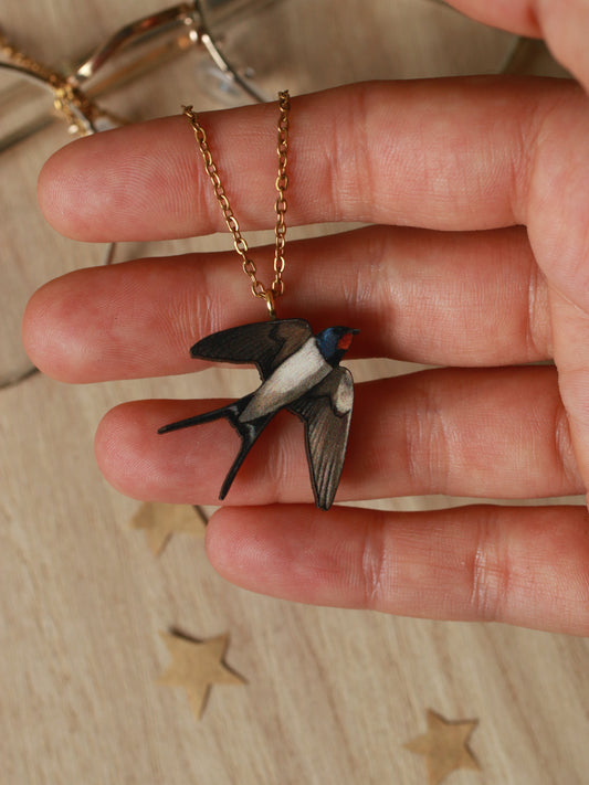 Swallow necklace