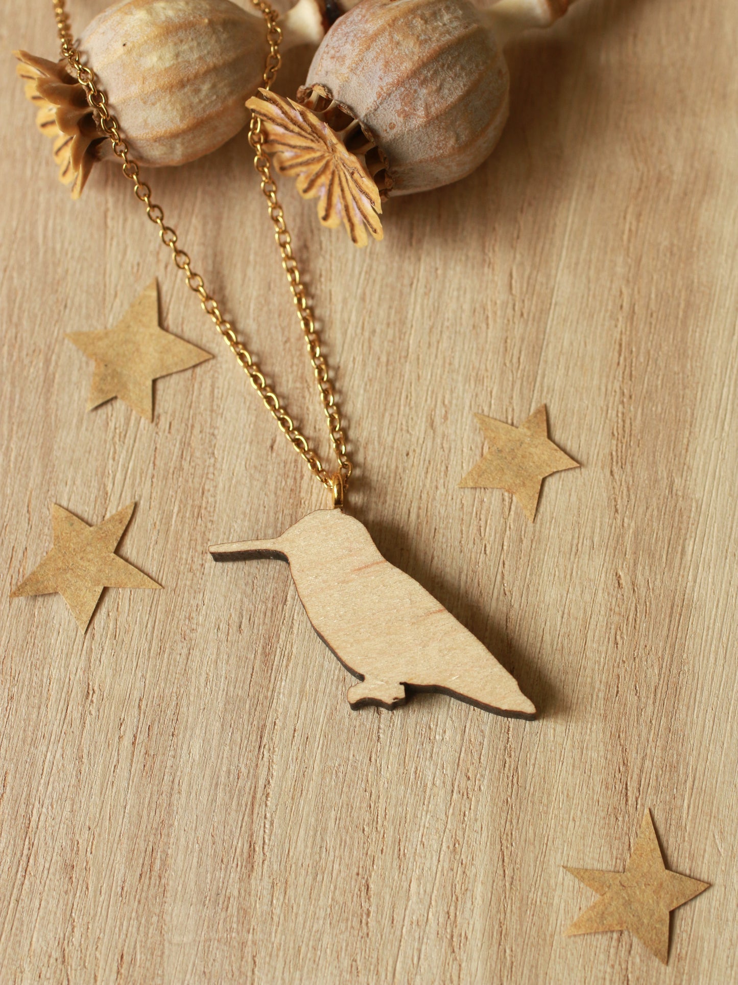 Hummingbird necklace