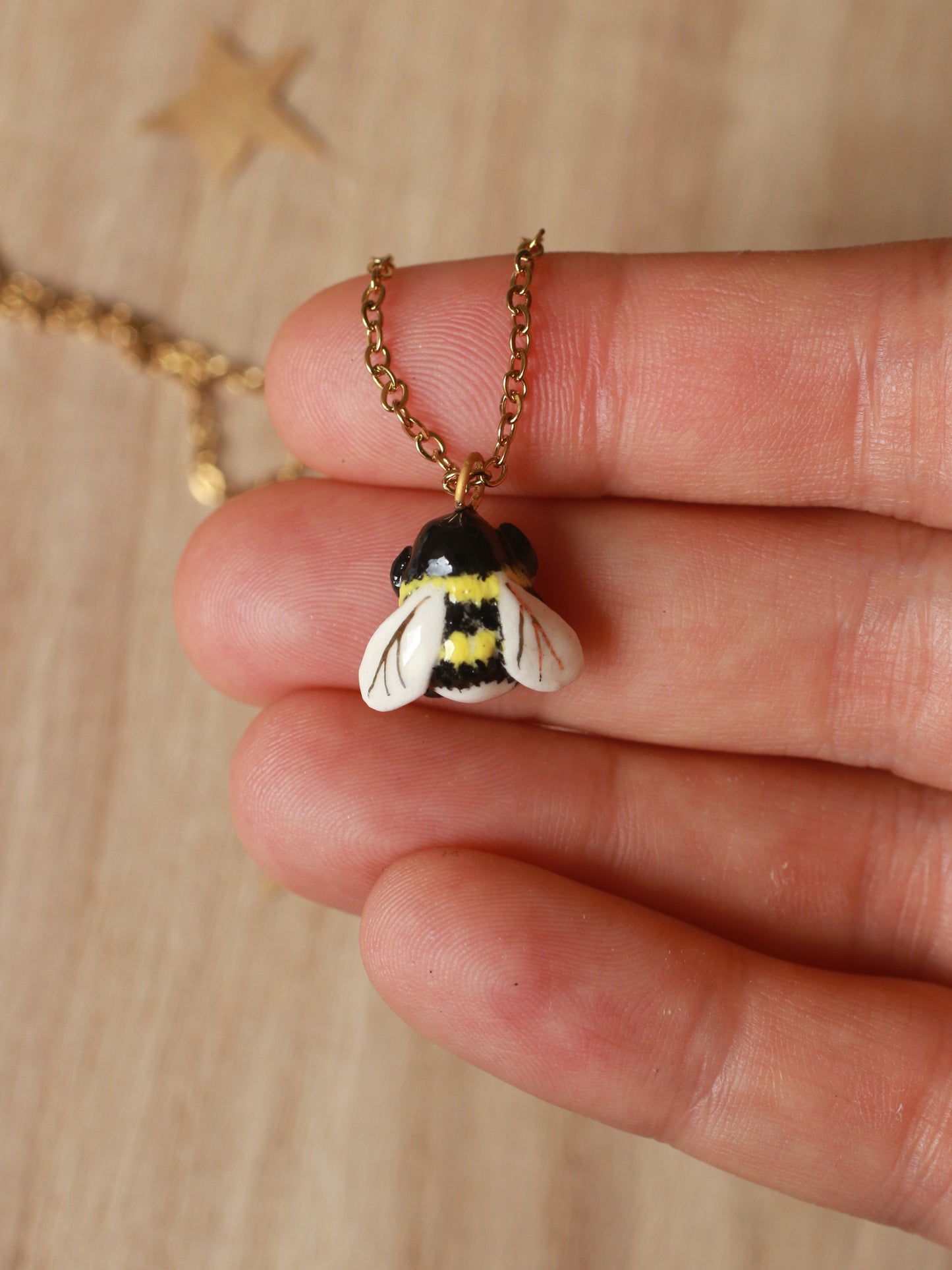 Bumblebee necklace