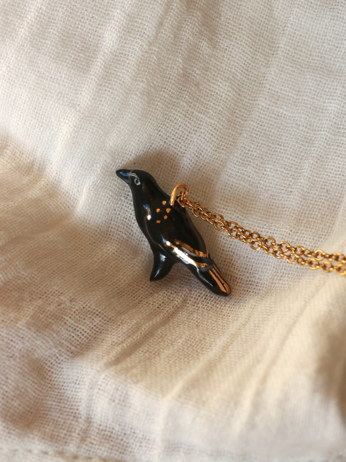 Crow necklace