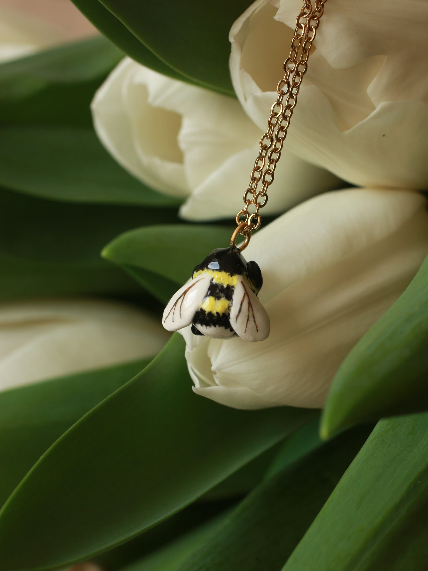 Bumblebee necklace