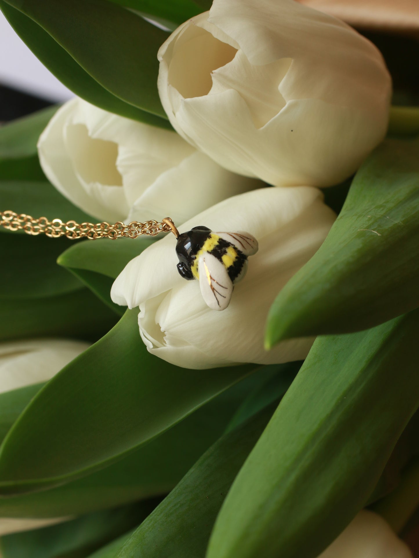 Bumblebee necklace