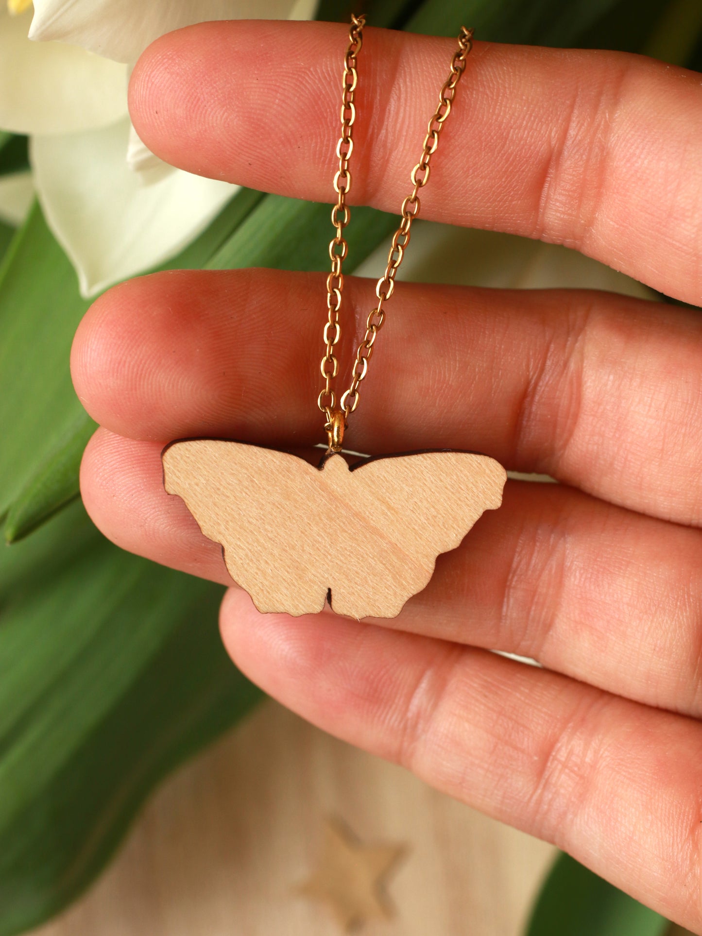 Peacock Butterfly necklace