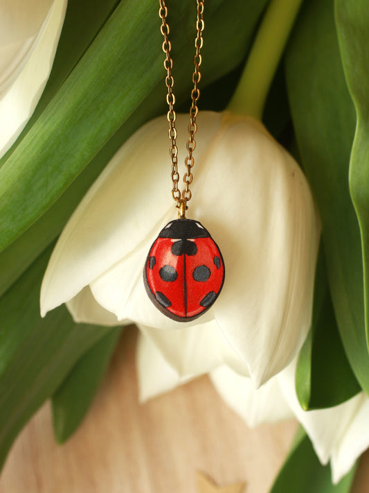 Ladybug necklace