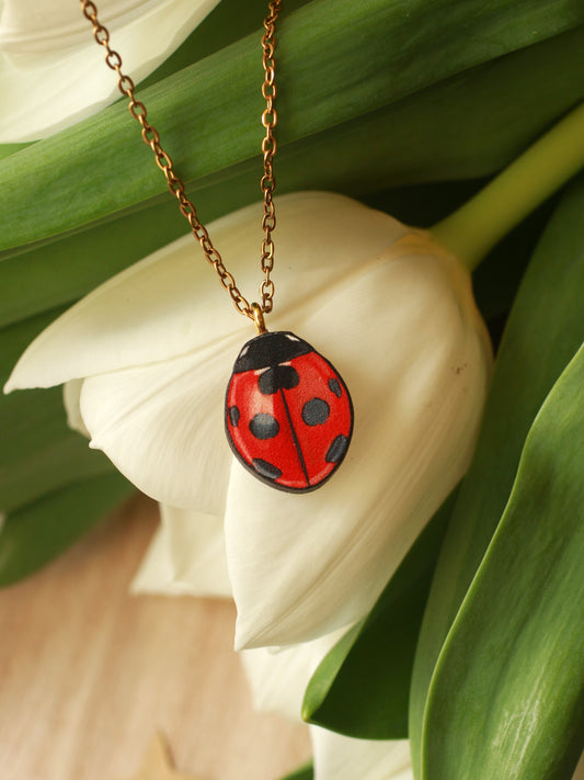 Ladybug necklace