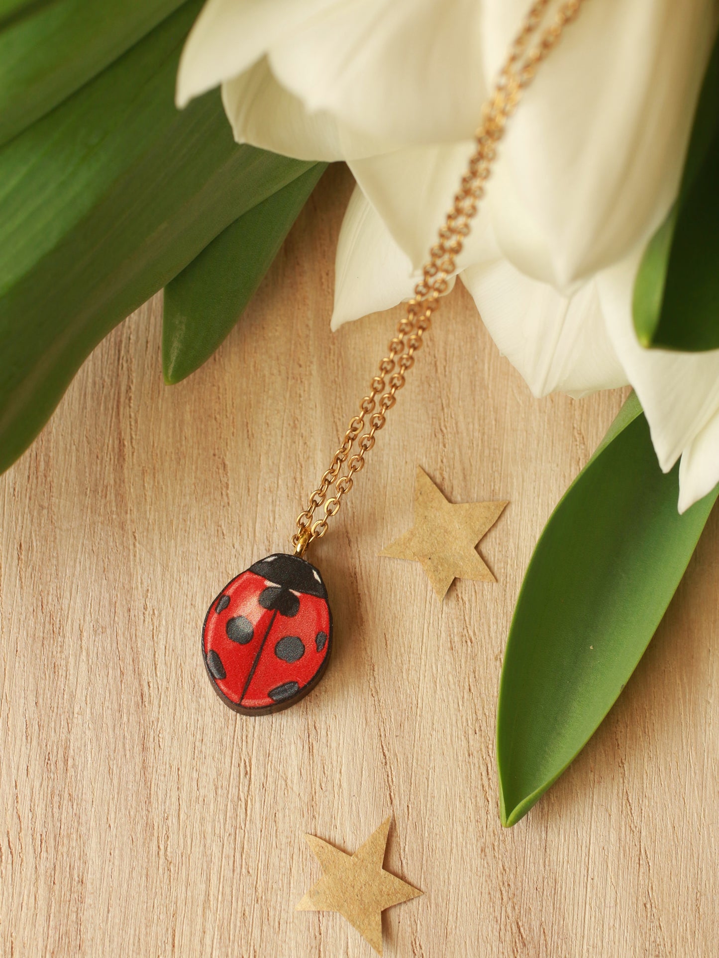 Ladybug necklace