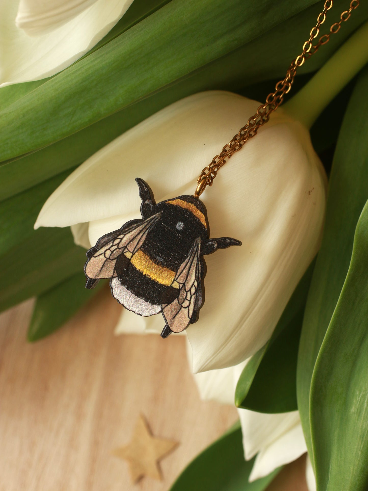 Bumblebee necklace