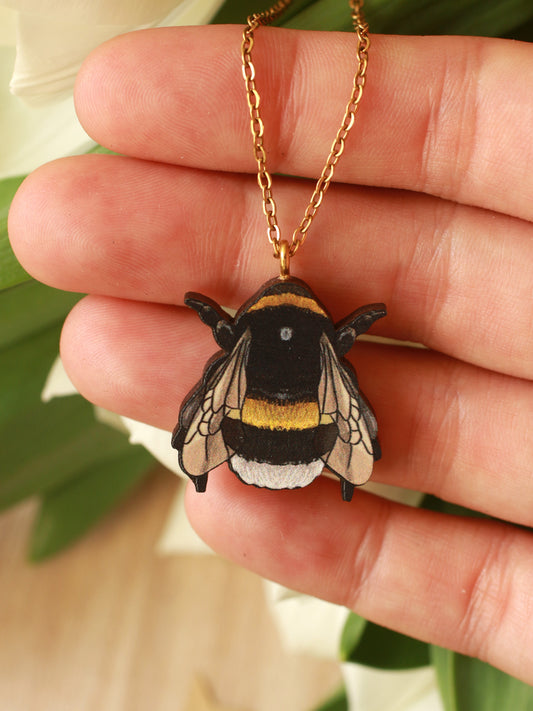 Bumblebee necklace