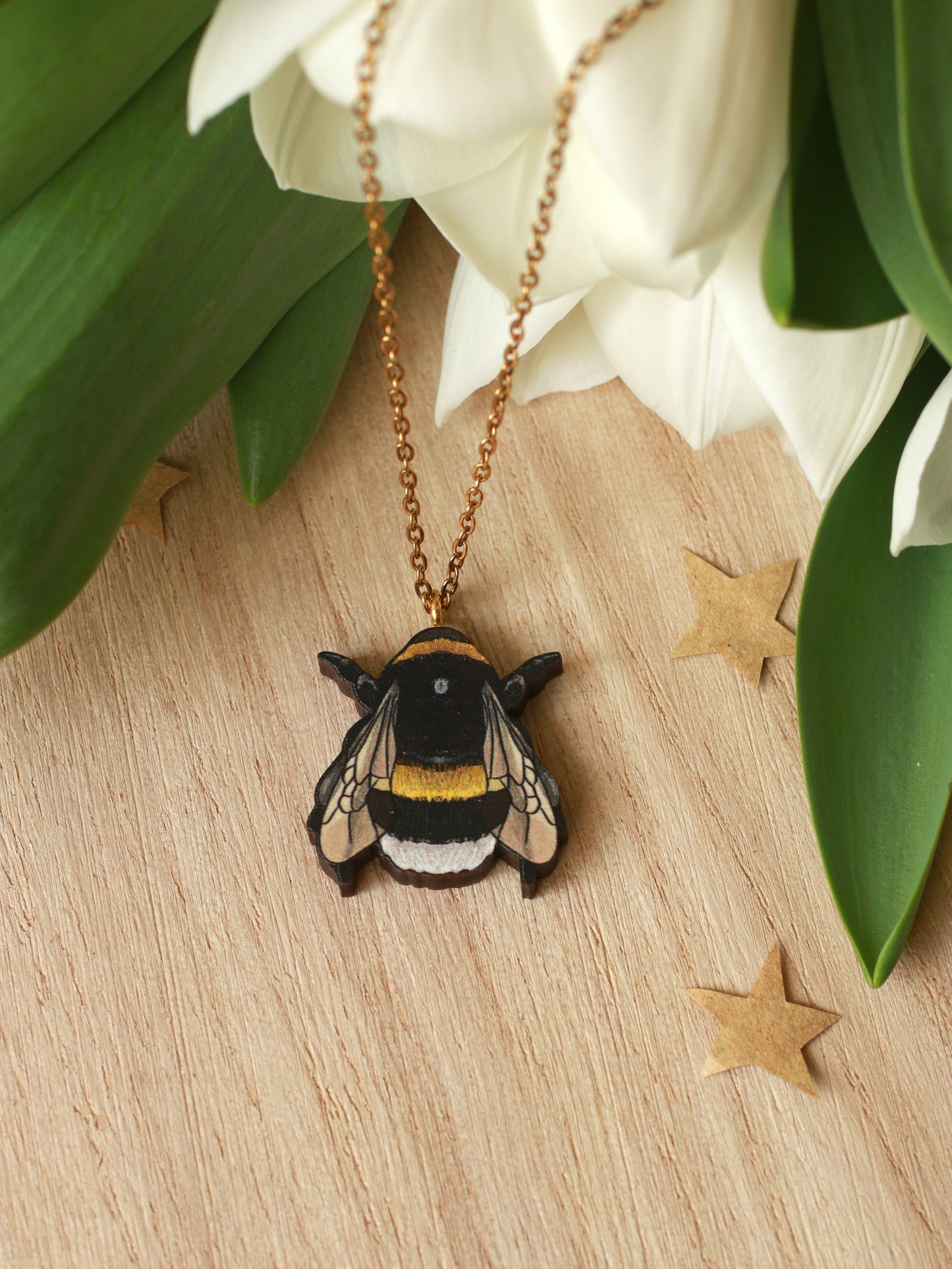 Bumblebee necklace