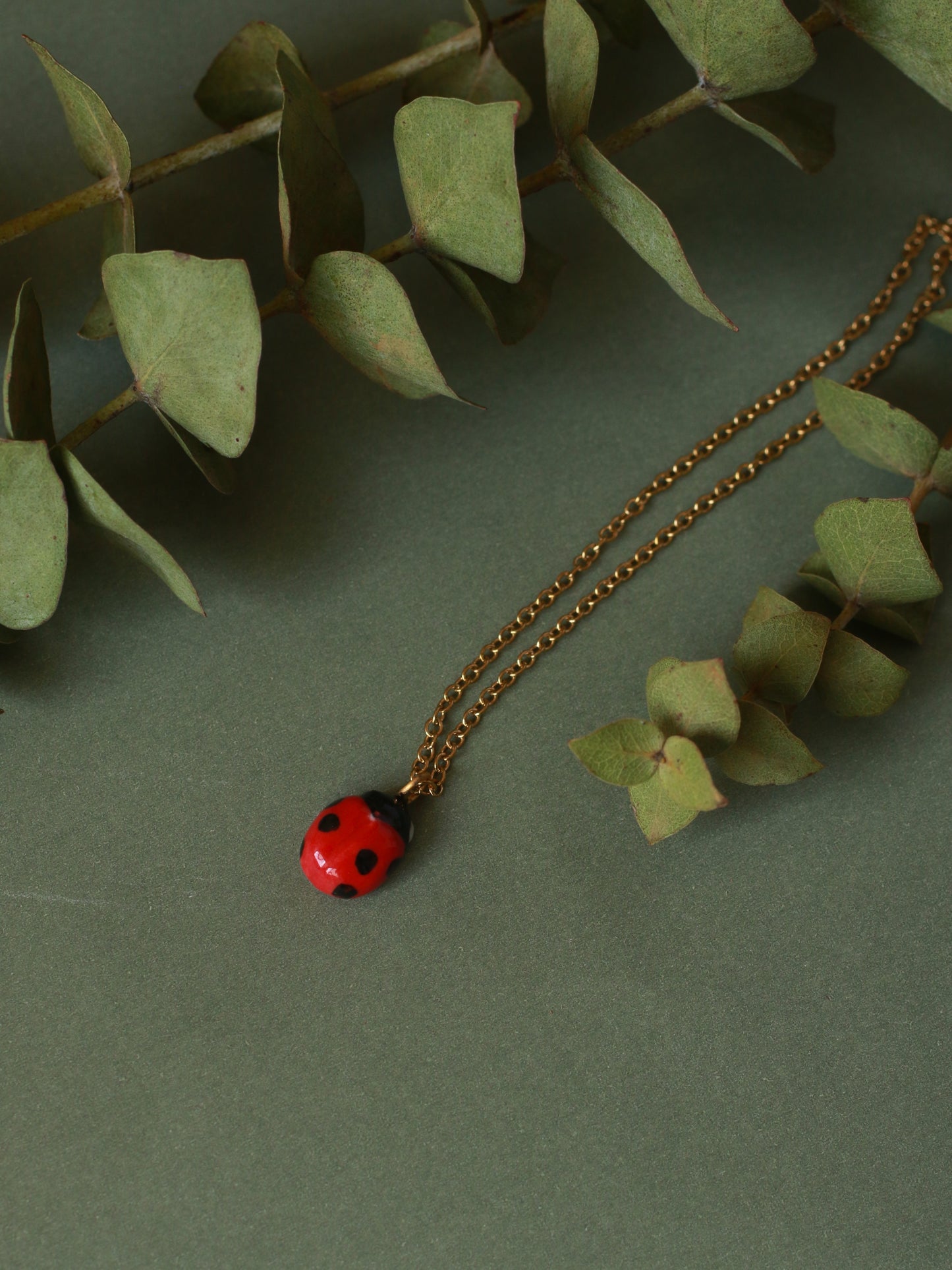 Ladybug necklace