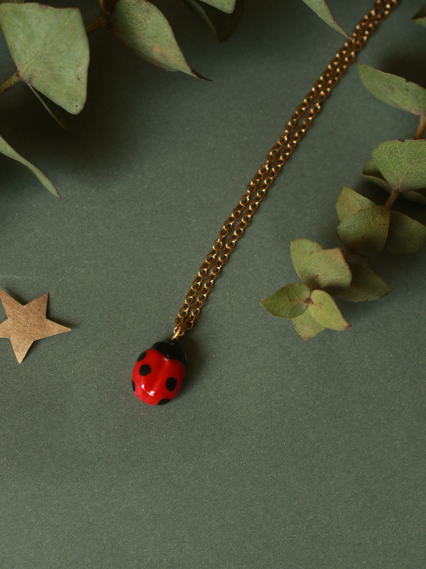 Ladybug necklace