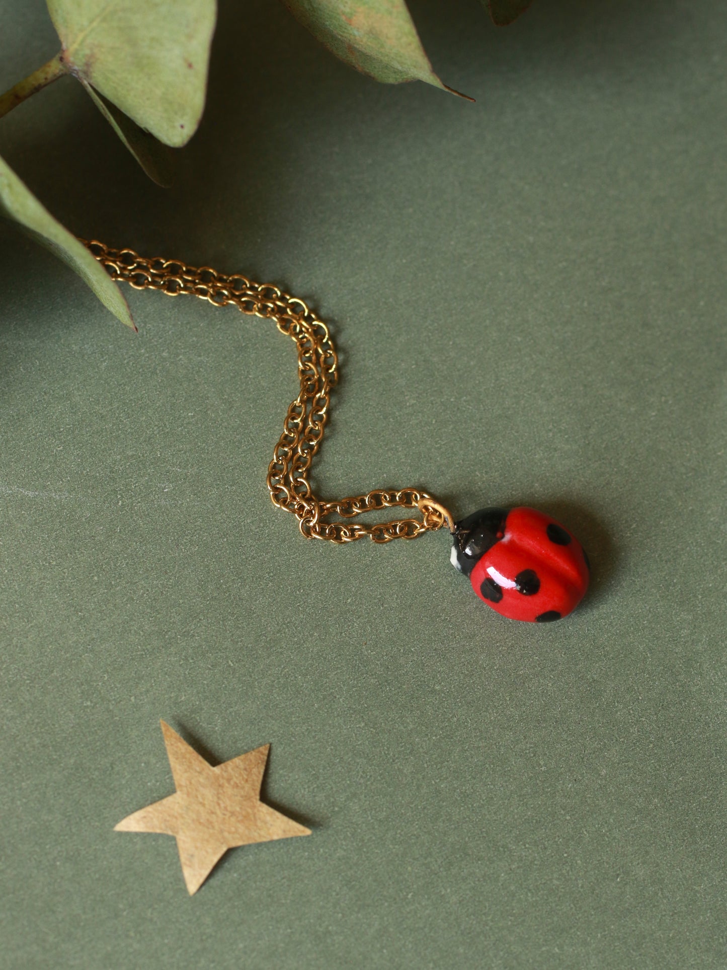 Ladybug necklace