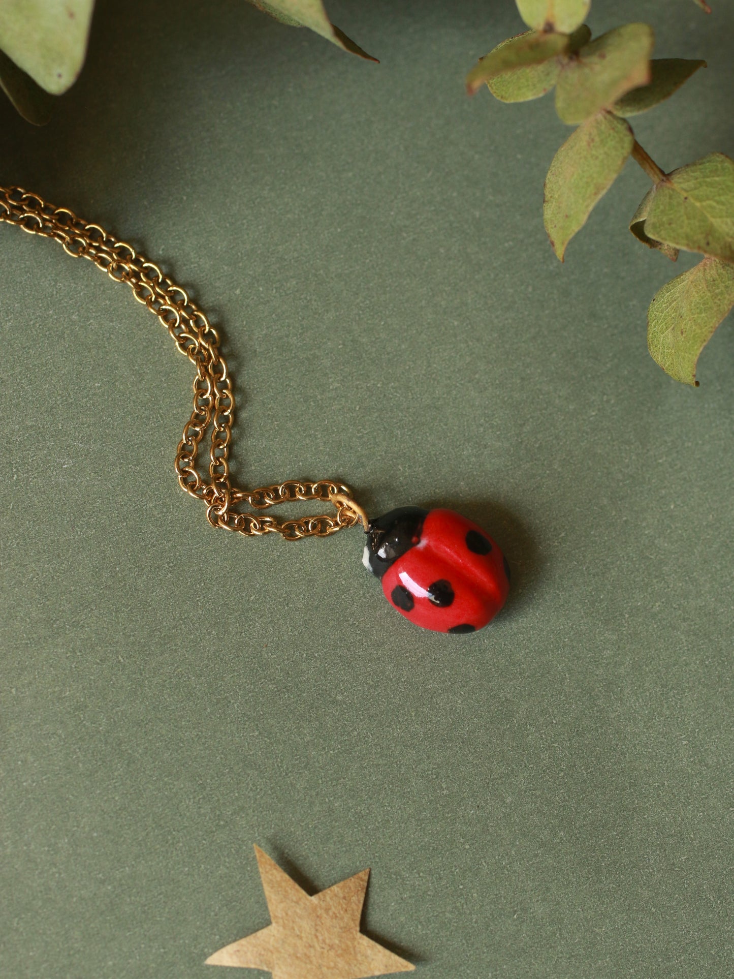 Ladybug necklace