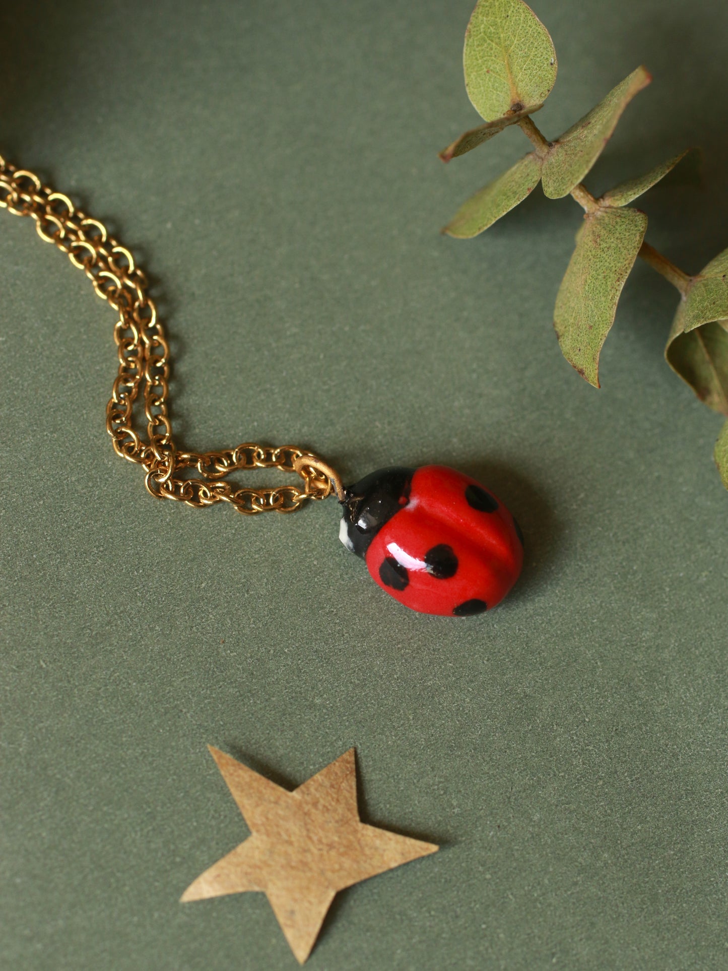 Ladybug necklace