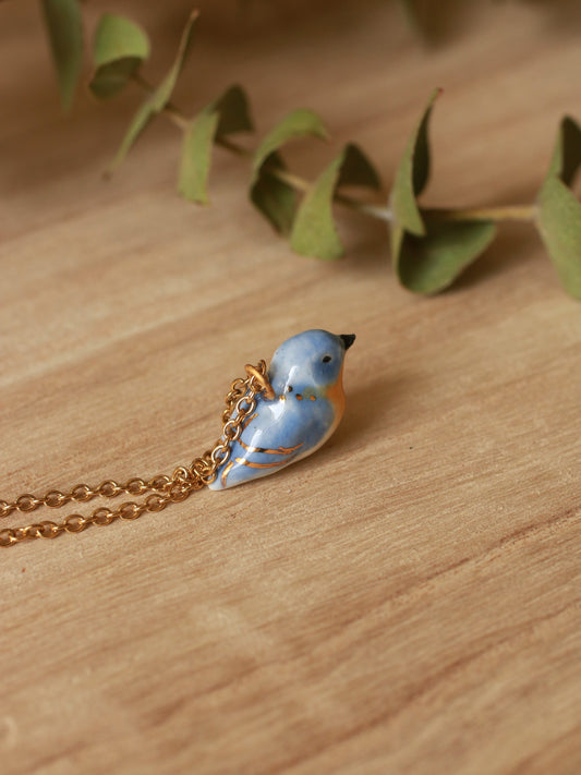 Bluebird necklace