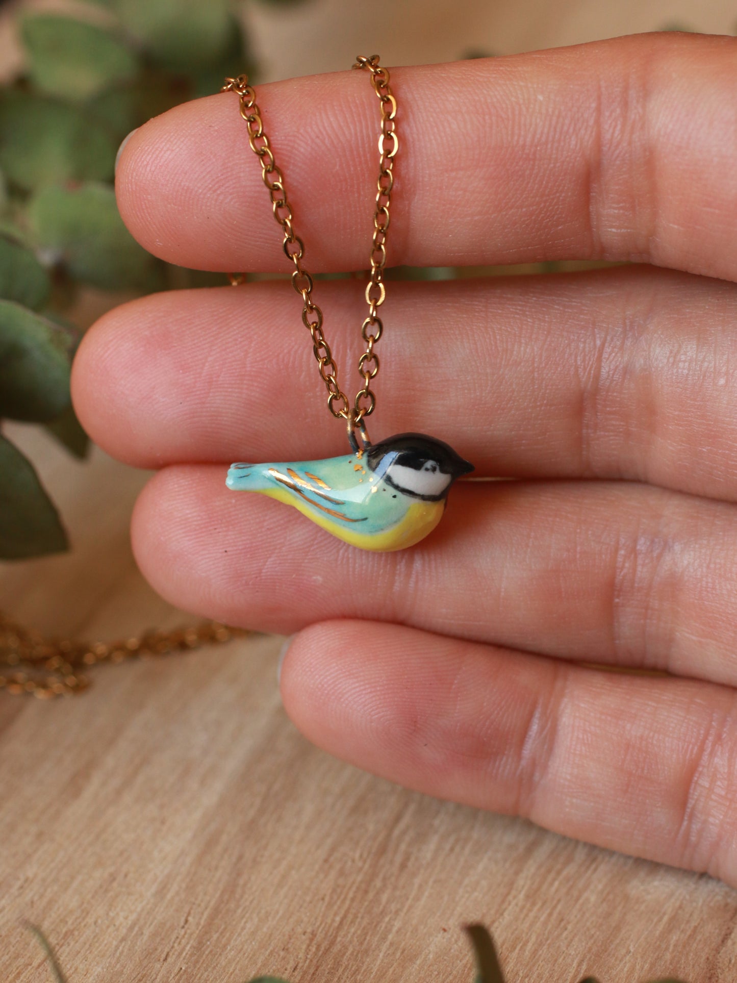 Great tit necklace