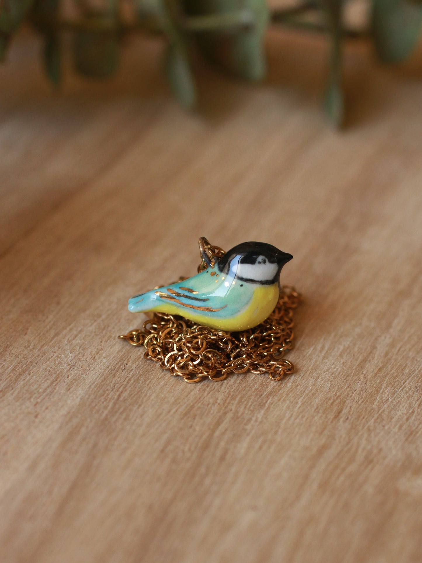 Great tit necklace