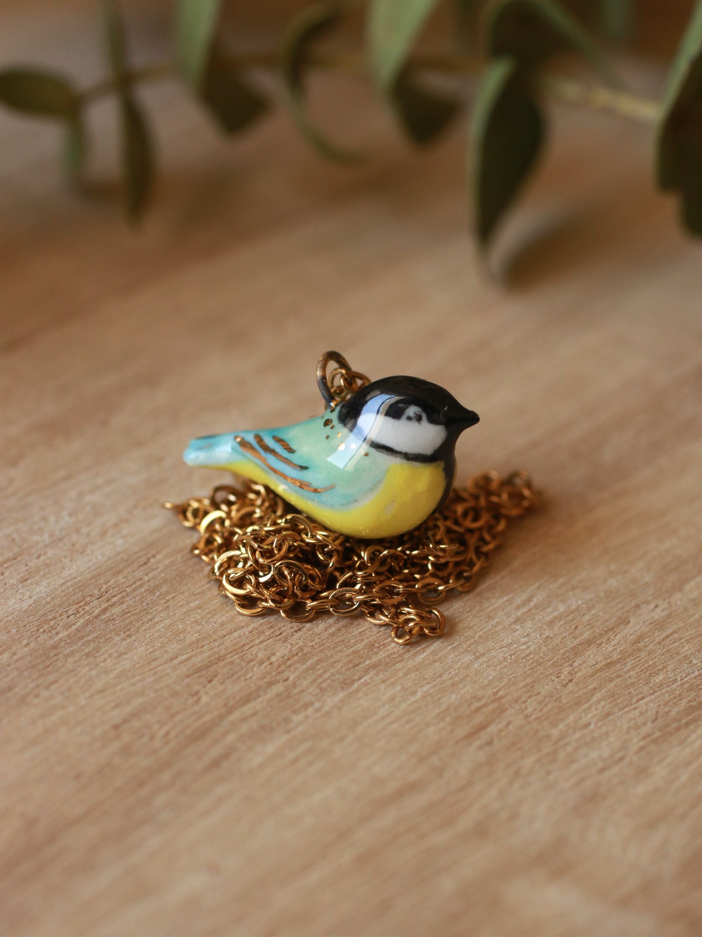 Great tit necklace