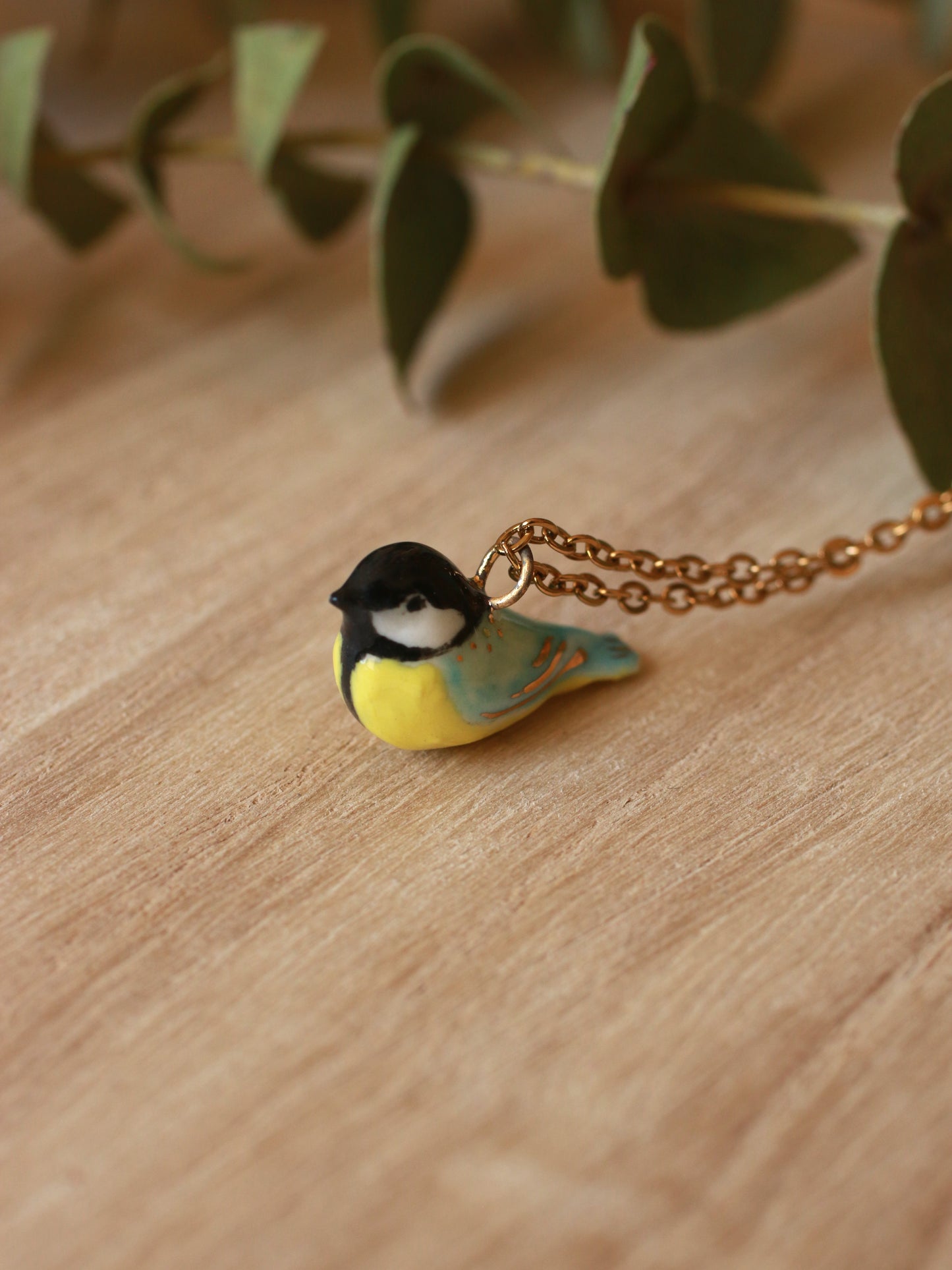 Great tit necklace