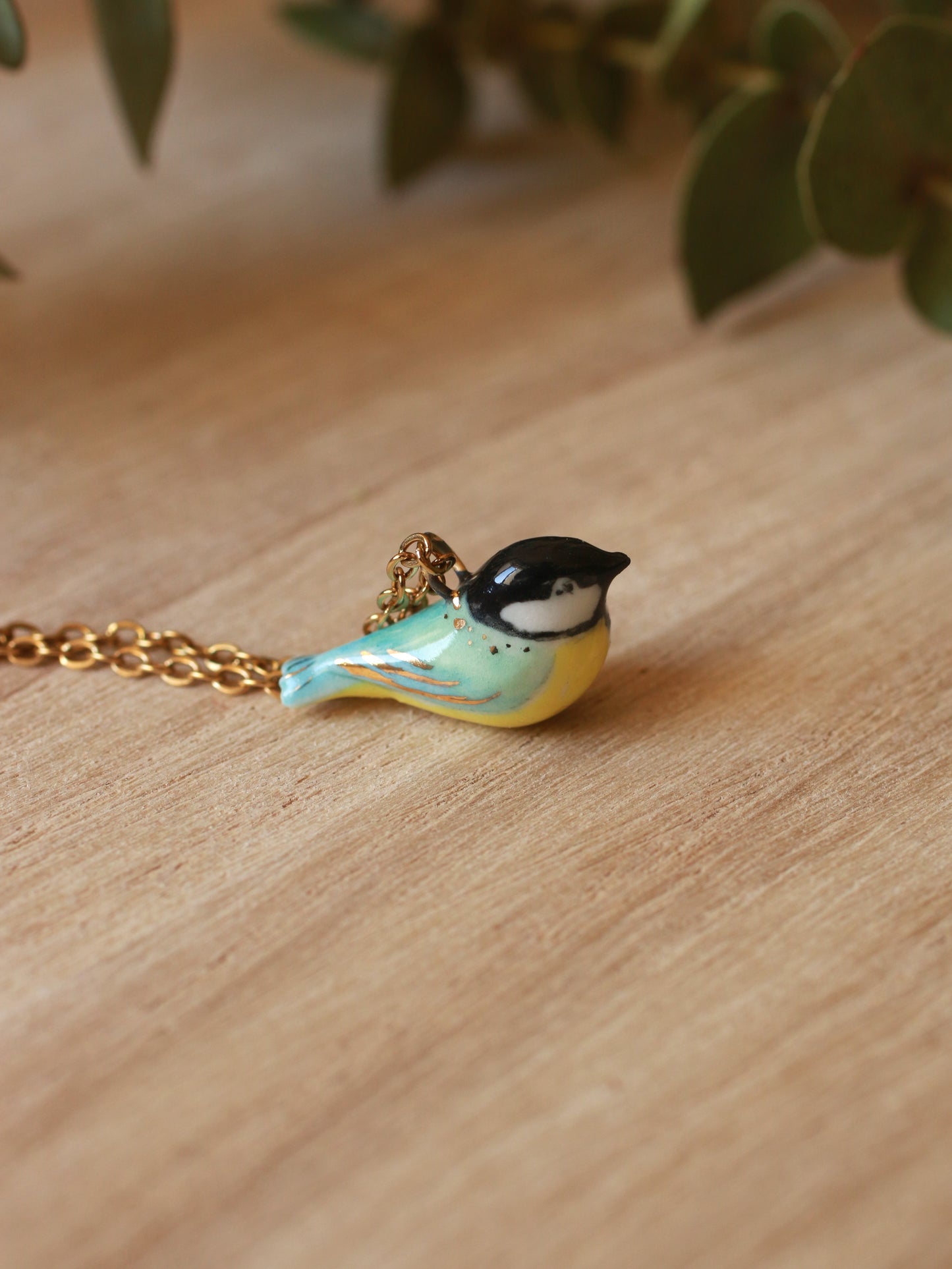 Great tit necklace