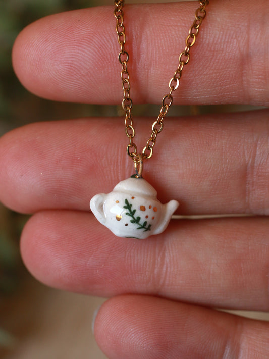 Teapot necklace