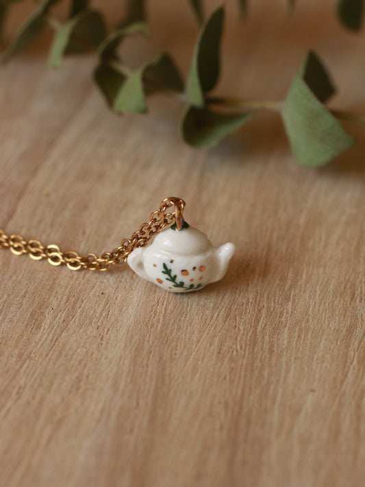 Teapot necklace