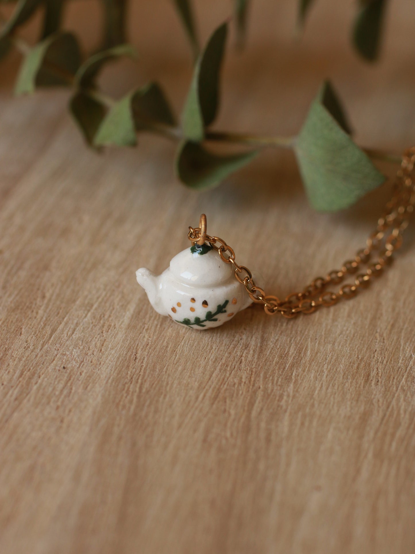 Teapot necklace